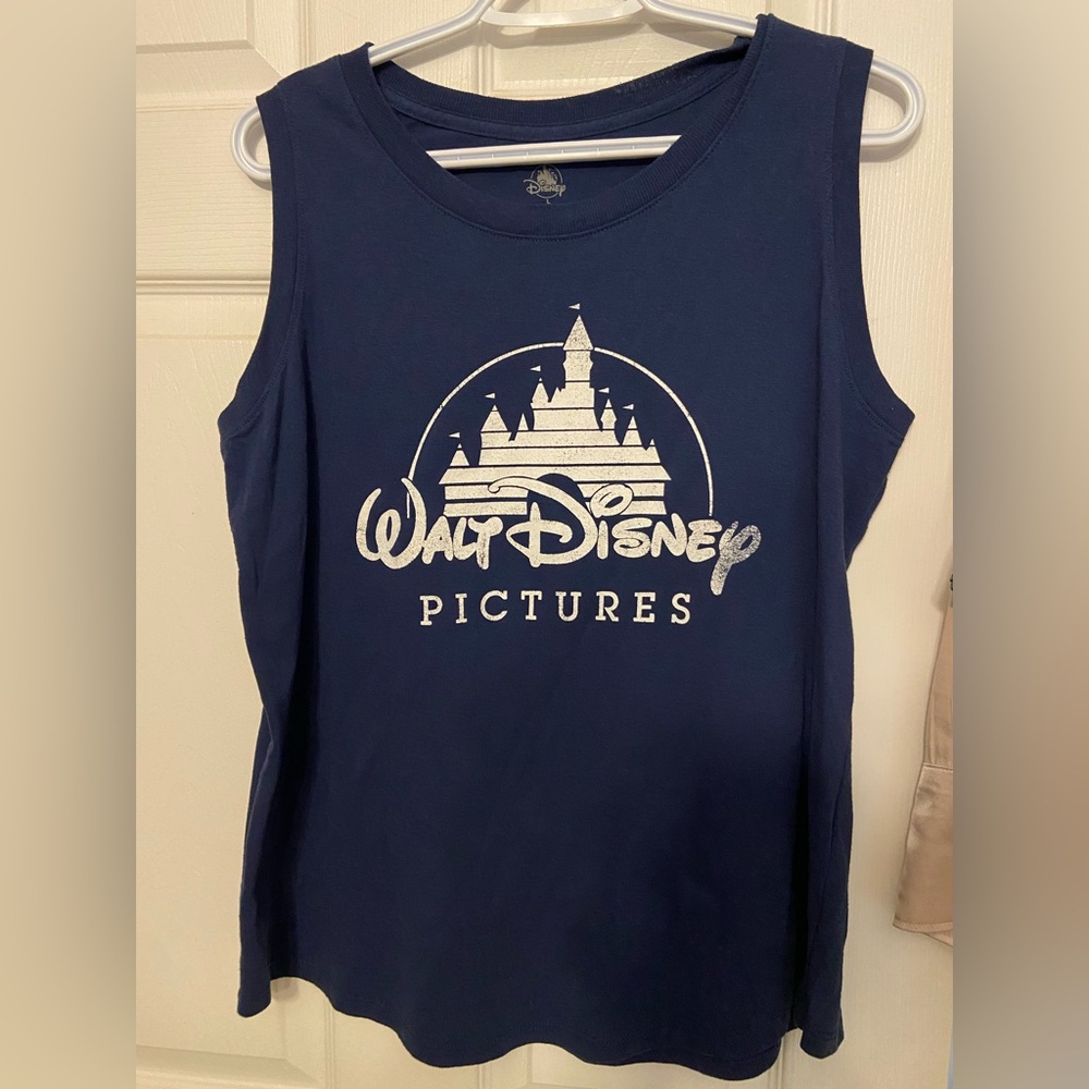Size Large Navy Blue Disney Tank